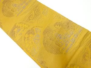 リサイクル　白川郷模様織出し袋帯